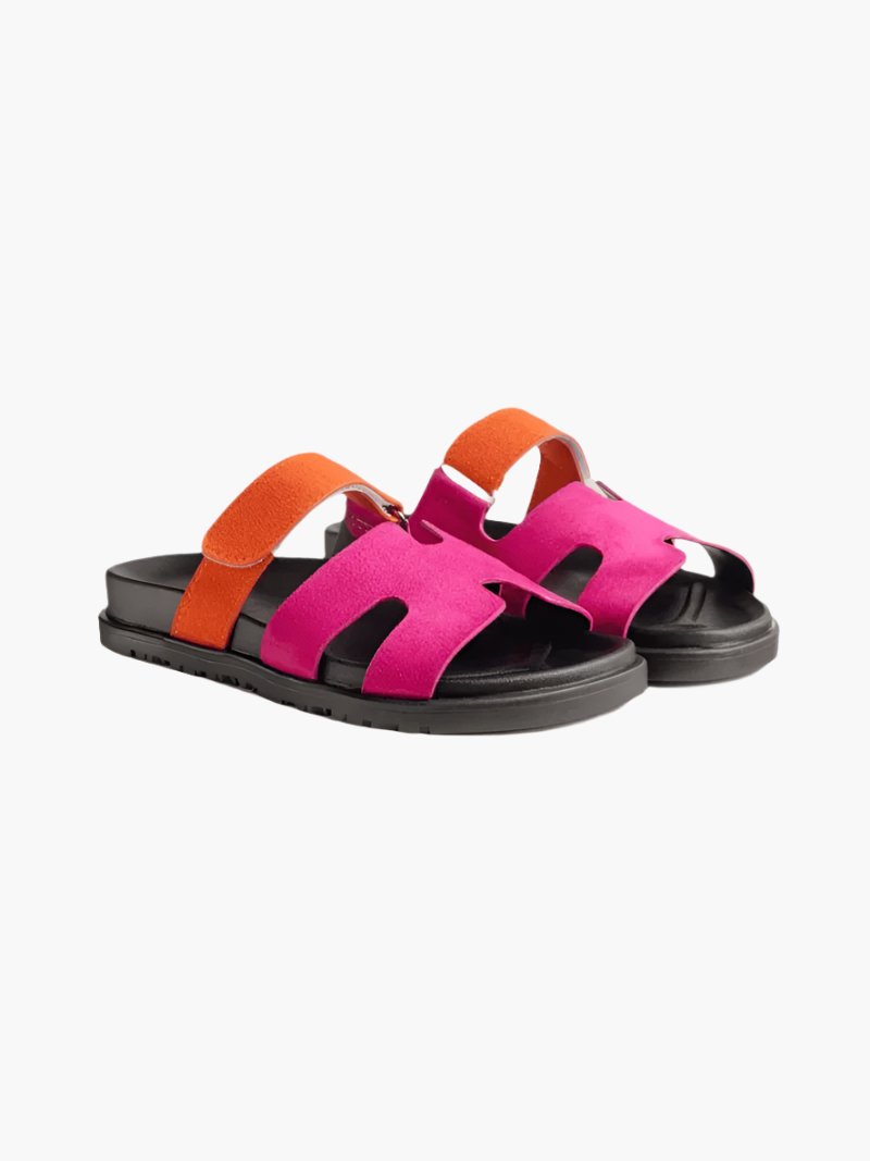 Giselle Sandals - Orange / Pink