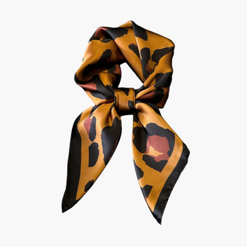 Leopard Silk Scarf