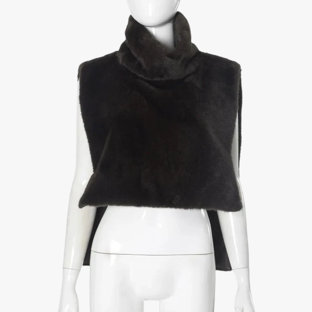 Natalie Turtleneck Sleeveless Coat