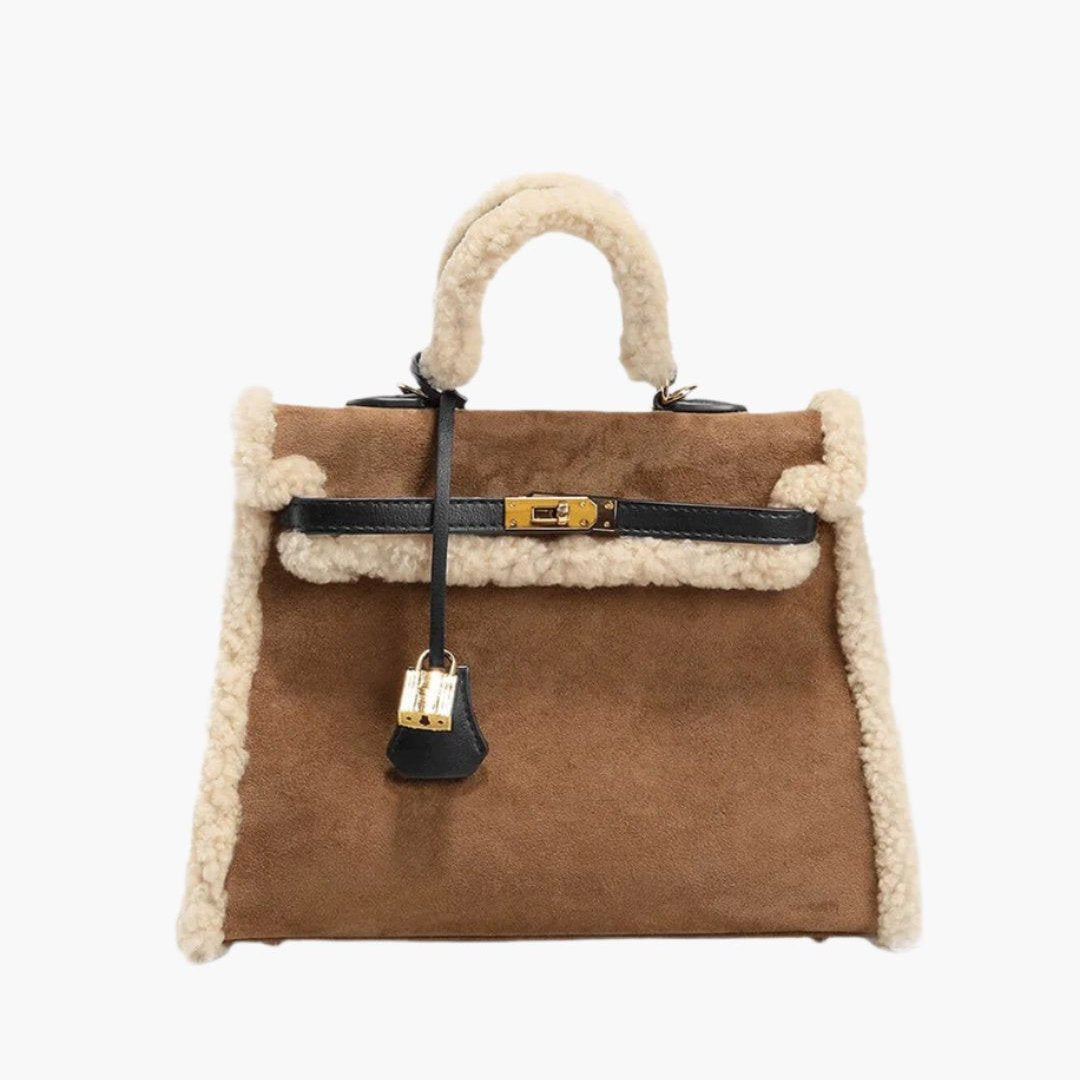 Luna Suede Handbag