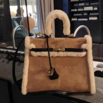 Luna Suede Handbag