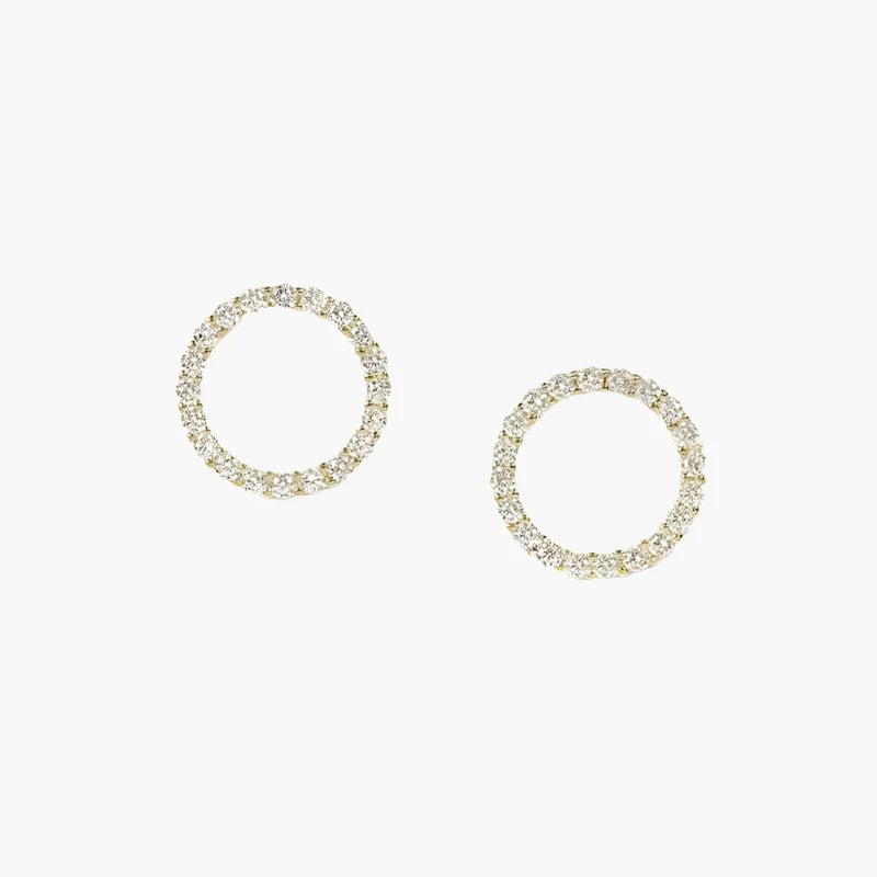 Delicate Circle Earrings