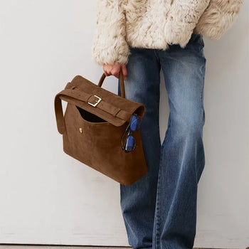 Camille Suede Bag