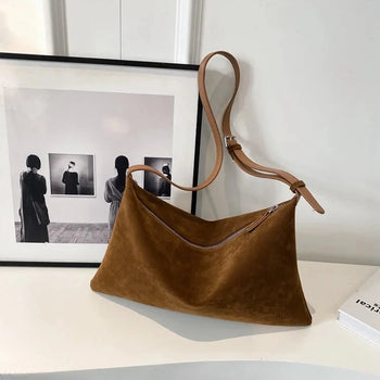 Tammy Suede Shoulder Bag