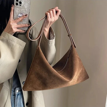 Tammy Suede Shoulder Bag