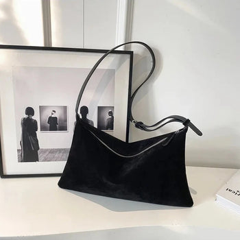 Tammy Suede Shoulder Bag