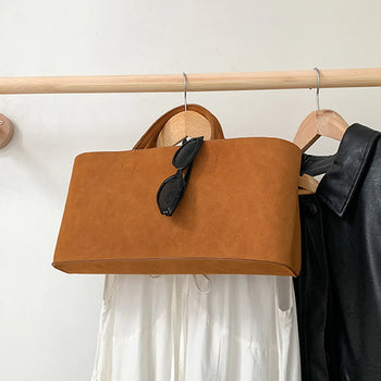 Debra Tote Suede Bag