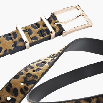 Leopard Rose Belt