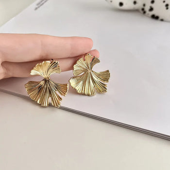 Ginkgo Leaf Earrings