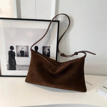 Tammy Suede Shoulder Bag