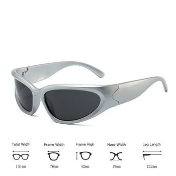 Lunettes de soleil de sport punk