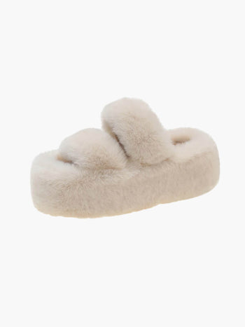 Ella Luxe Fur Sandals